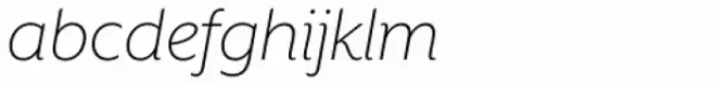 Mr Eaves XL Sans Light Italic