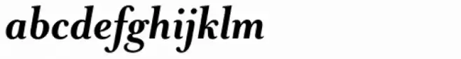Mrs Eaves Bold Italic