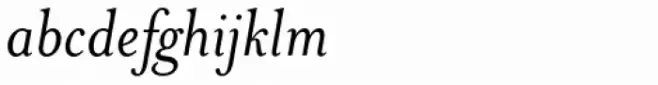 Mrs Eaves Italic