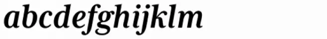 Mrs Eaves XL Serif Nar Bold Italic