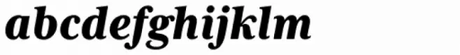 Mrs Eaves XL Serif Nar Heavy Italic