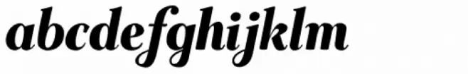 Mrs Keppel Black Italic