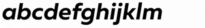 Muller Bold Italic
