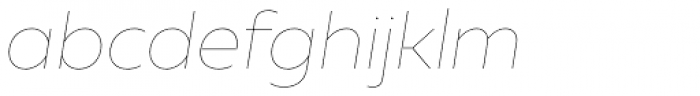 Muller Hairline Italic