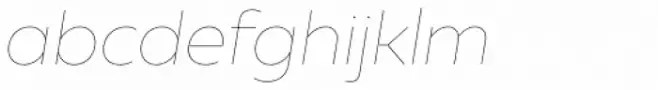 Muller Hairline Italic