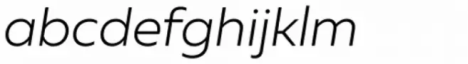 Muller Light Italic