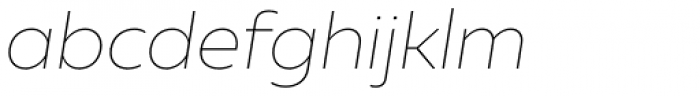 Muller Thin Italic