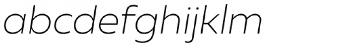 Muller Ultra Light Italic