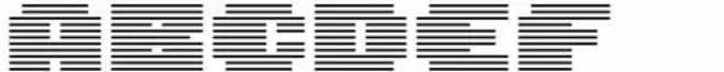 MultiType Rows Display Wide Bold 3