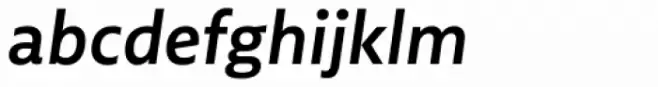Multiple Sans Alt II Semi Bold Italic