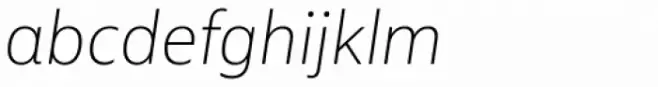 Multiple Sans Alt III Extra Light Italic