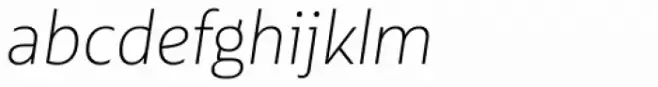 Multiple Sans Alt IV Extra Light Italic