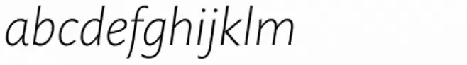 Mundo Sans Pro Light Italic