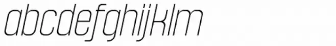 Murat Grotesque 41 Thin Italic