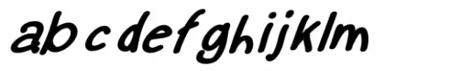 My Crooked Hand Bold Italic