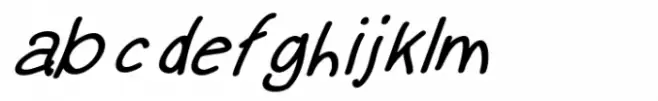 My Crooked Hand Medium Italic