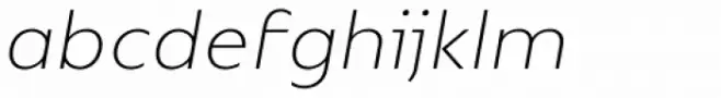 Mymoon Ultra Light Italic