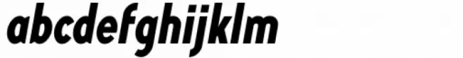Myna Condensed Extra Bold Italic