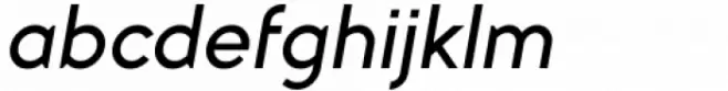 Myna Expanded Medium Italic