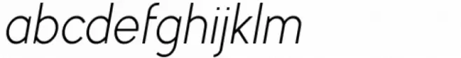 Myna Extra Light Italic