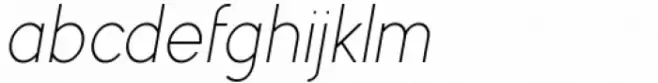 Myna Thin Italic