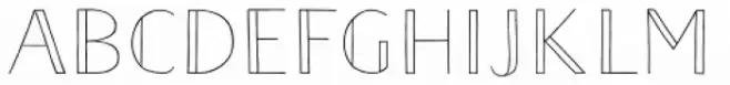 Naive Inline Sans Light