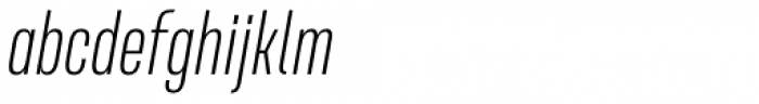 Naratif Condensed Extra Light Italic