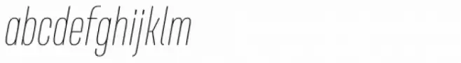 Naratif Condensed Thin Italic