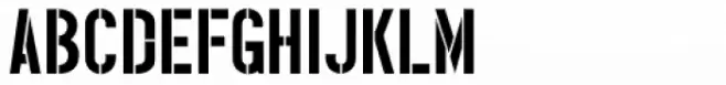 Narrow Stencil JNL