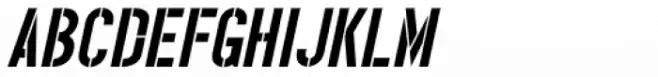 Narrow Stencil Oblique JNL