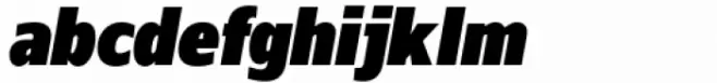 Nauman Neue Condensed Black Italic