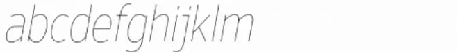Nauman Neue Condensed Thin Italic