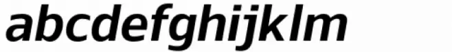 Nauman Neue Sm Condensed Semi Bold Italic