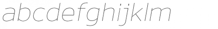 Nauman Thin Italic