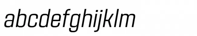 Navine Condensed Light Italic