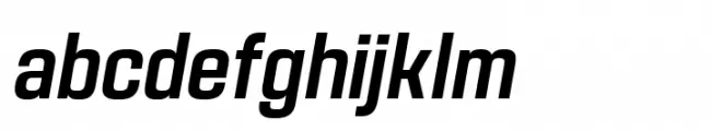 Navine Condensed Semi Bold Italic