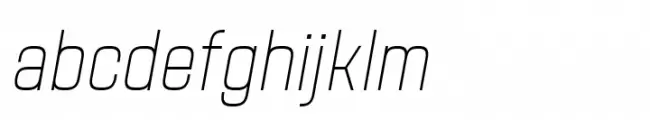 Navine Condensed Thin Italic