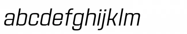 Navine Semi Condensed Light Italic