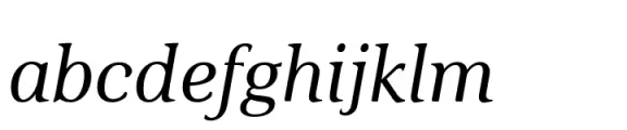Nena Serif Light italic