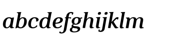 Nena Serif Medium Italic