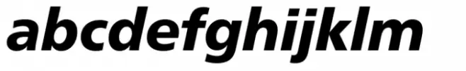 Neue Frutiger Cyrillic Black Italic
