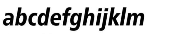 Neue Frutiger Cyrillic Condensed Heavy Italic