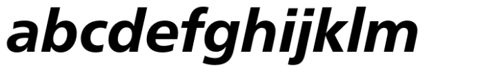 Neue Frutiger Cyrillic Heavy Italic