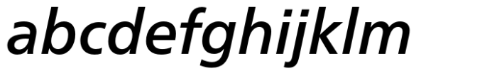 Neue Frutiger Cyrillic Medium Italic
