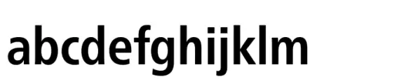 Neue Frutiger Paneuropean Condensed Bold