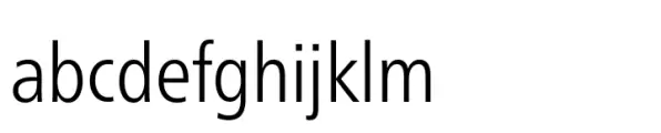Neue Frutiger Paneuropean Condensed Light