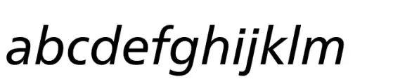 Neue Frutiger Paneuropean Italic