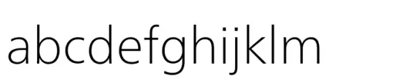 Neue Frutiger Paneuropean Thin