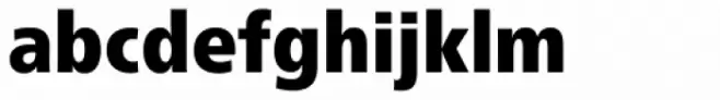 Neue Frutiger Pro Condensed ExtraBlack