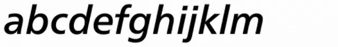 Neue Frutiger Pro Medium Italic